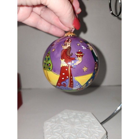 2013 Li‎ Bien Three Kings Pier One Imports Christmas Ornament Nativity - Picture 3 of 7